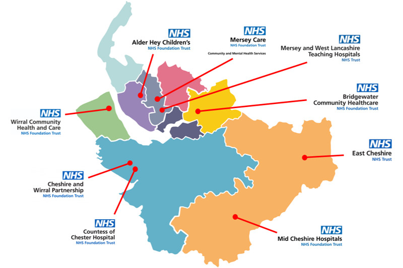 C And M Region Map With MHLDC Providers