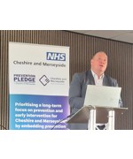 Prof Ian Ashworth speaking at the event